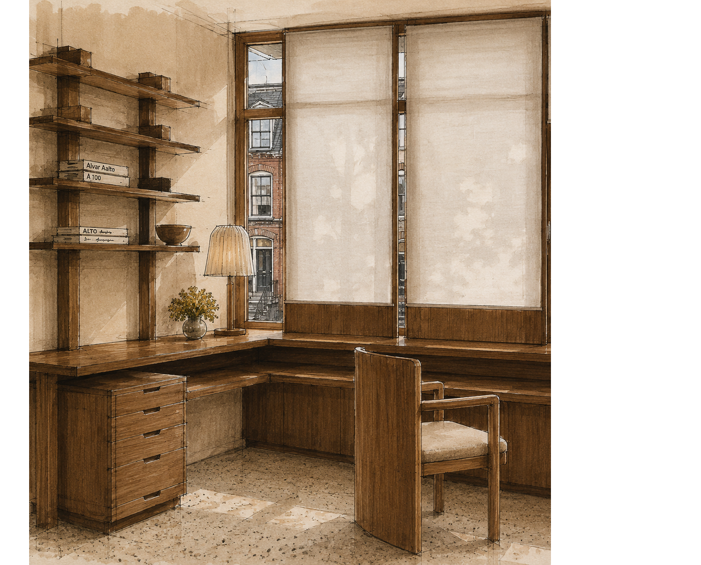 interior design concept of project of Martje Overmeer Interiors in Utrecht