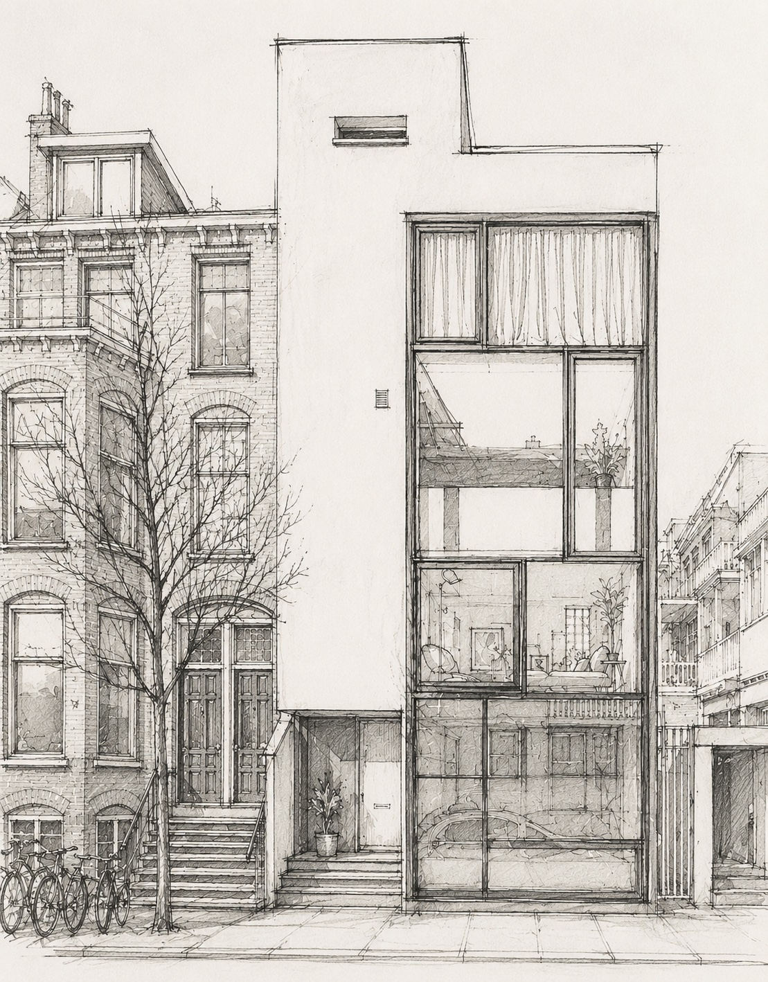 interior design concept of project of Martje Overmeer Interiors in Utrecht